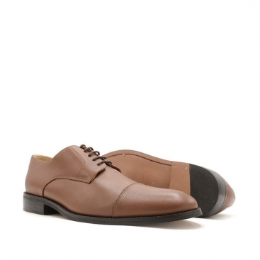 zapato derby camel