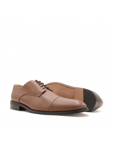 zapato derby camel
