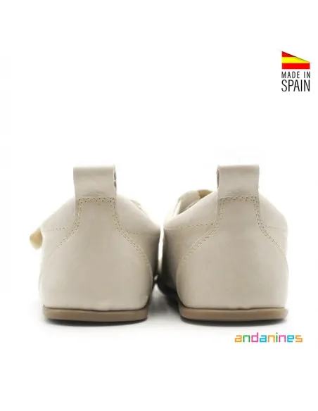 Zapatos de Piel Arena Niño