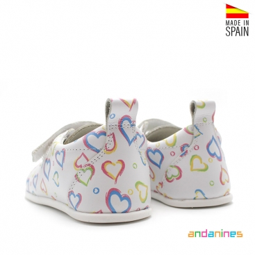 Zapatillas de Corazones Niña