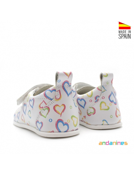 Zapatillas de Corazones Niña