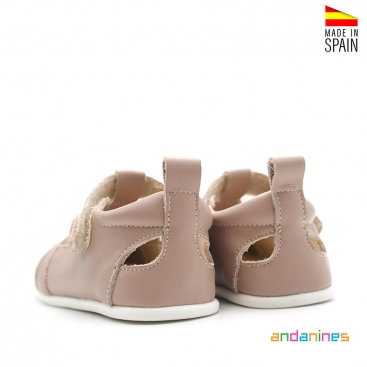 Sandalias Andanines piel nude