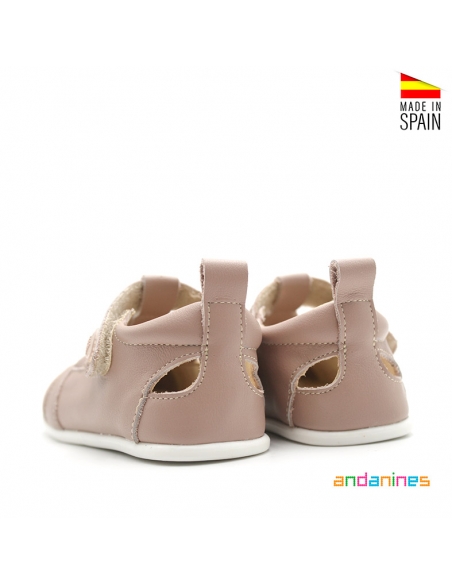 Sandalias Andanines piel nude