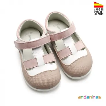 Calzado barefoot rosa niña