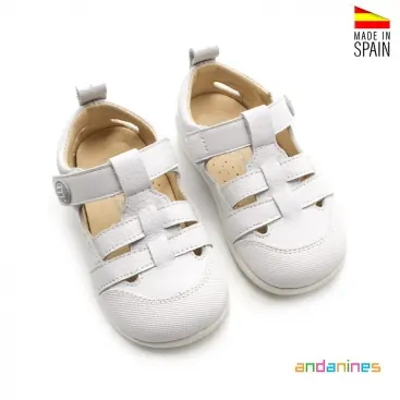 Zapatos ergonómicos verano blanco