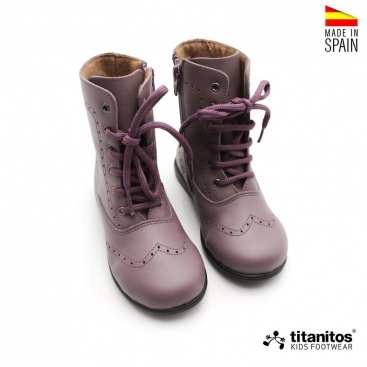 botin cordones nina