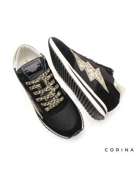 Deportivas Negras Corina