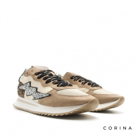 Zapatillas Corina Leopardo