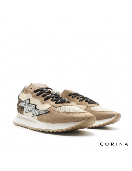 Zapatillas Corina Leopardo