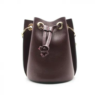 bombonera piel morada