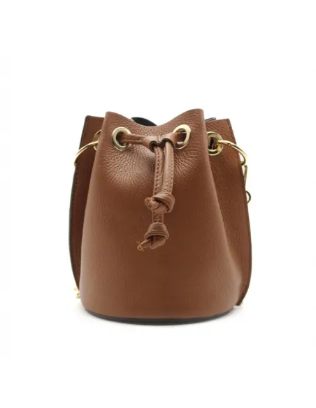 bolso bombonera marrón