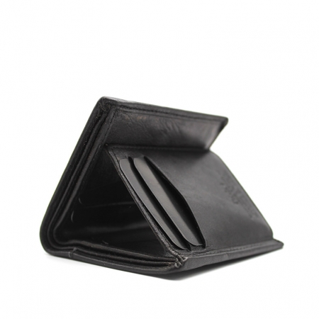 Nuevas Carteras negras de hombre Elegancia compacta