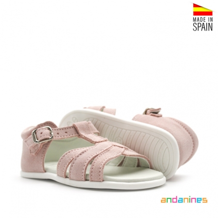 Calzado Cómodo Niñas Verano Rosa