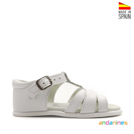 Calzado Infantil Hebilla Blanco