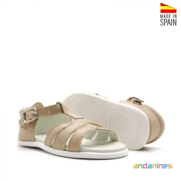 Sandalias Titanitos Niña Arena