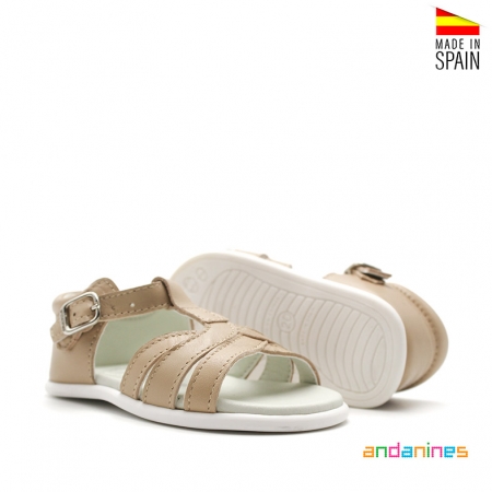 Sandalias Titanitos Niña Arena