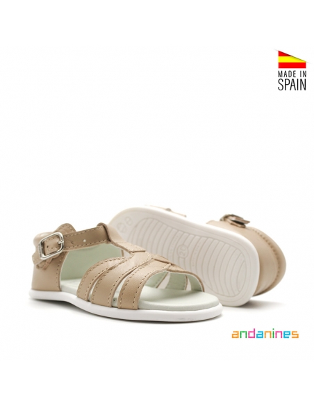 Sandalias Titanitos Niña Arena