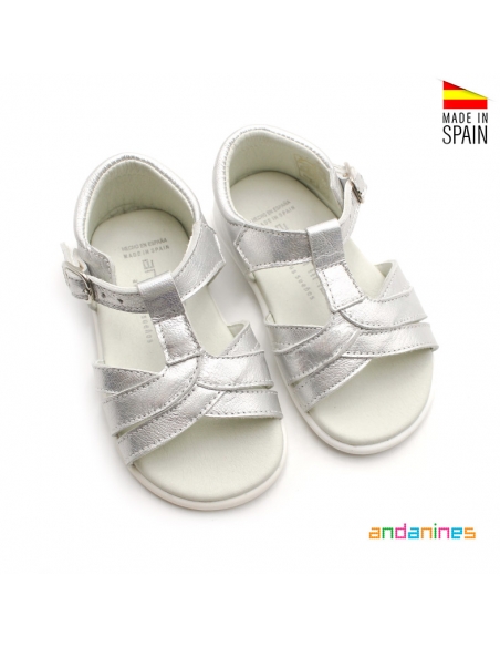 Calzado Infantil Plata Barefoot