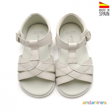 Sandalias Elegantes Beige Infantil