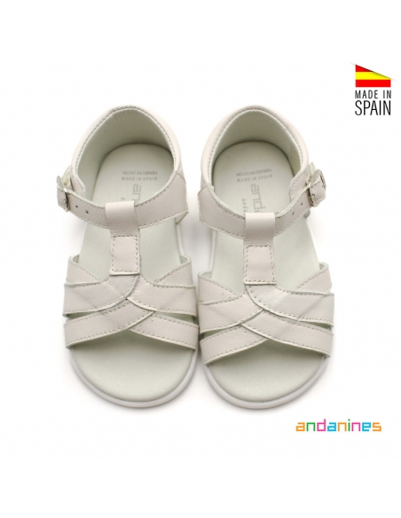 Sandalias Elegantes Beige Infantil