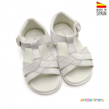 Sandalias Niña Con Brillitos Barefoot