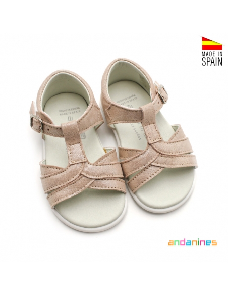 Sandalias Rosa brillos