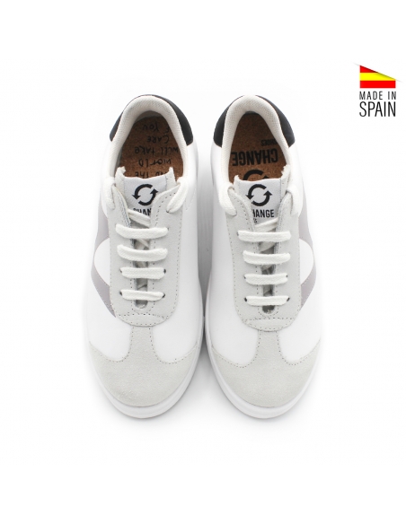 zapatillas blancas niño vestir