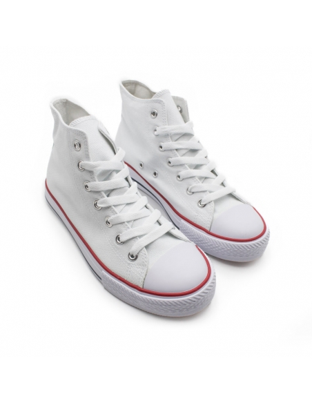 Zapatillas Lona Altas Mujer