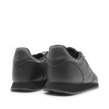 Zapatilla London Classic negra vista trasera