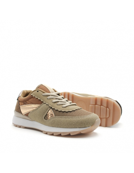 zapatillas mujer marrón