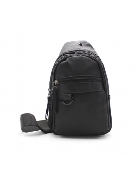 bandolera negra deportiva