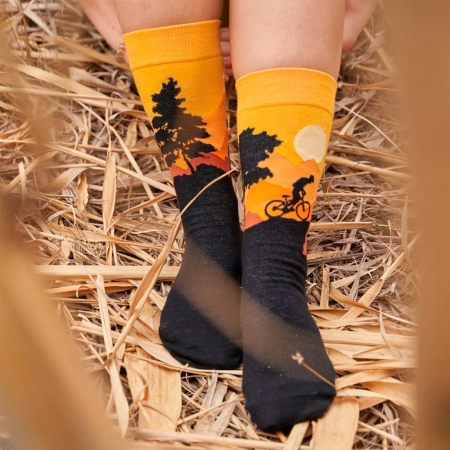 Calcetines divertidos Ciclista