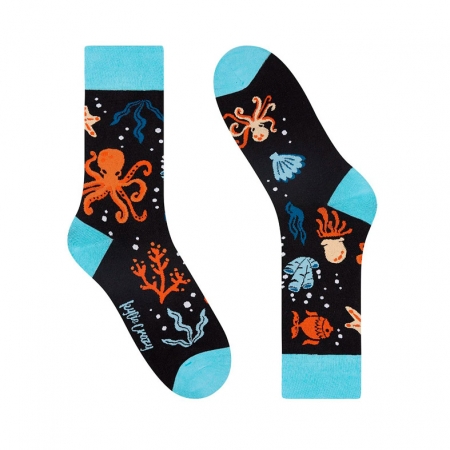 Calcetines divertidos con pulpos