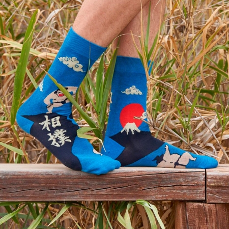 calcetines con luchadores de sumo