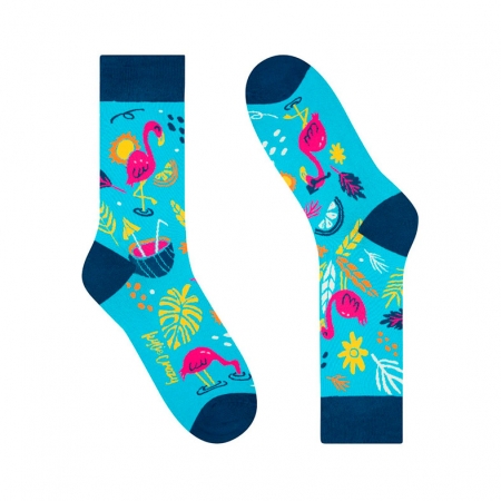 calcetines de flamencos