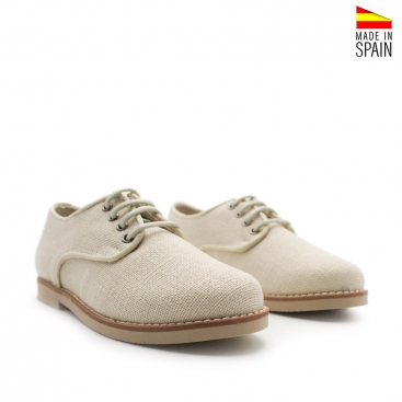 Blucher lino beige