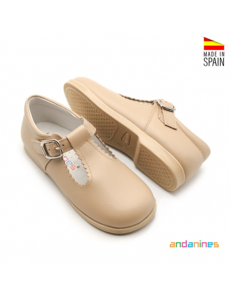zapatos niño beige