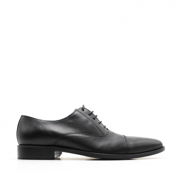 Zapato oxford de piel negro