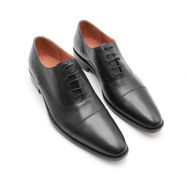 zapatos oxford piel negra