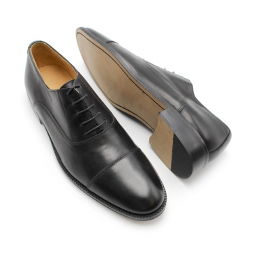 zapatos oxford piel negra