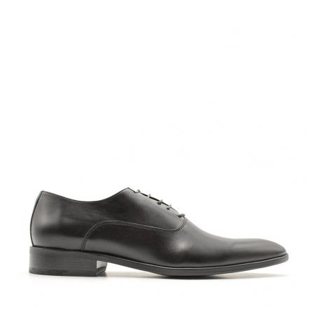 Zapato oxford de piel negro