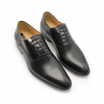 zapatos oxford piel negra