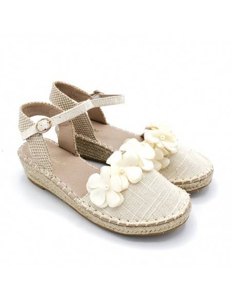 alpargatas infantiles elegantes para comunión