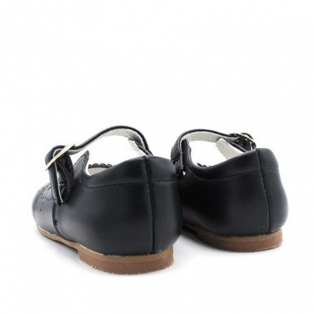 zapatos de NIÑA para vestir azul marino