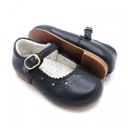 zapatos vestir NIÑA azul marino