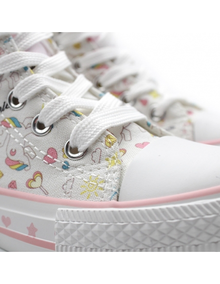 Zapatillas altas para niñas