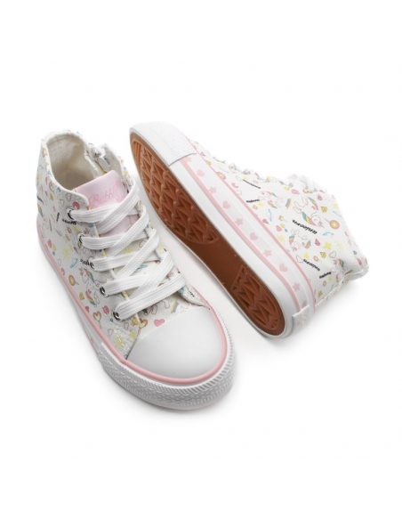 Zapatillas de unicornio blancas