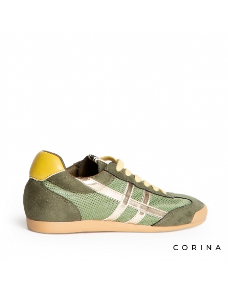 Zapatillas Mujer verde militar