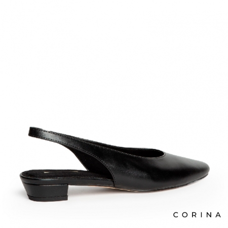 bailarinas negras tacon bajo​