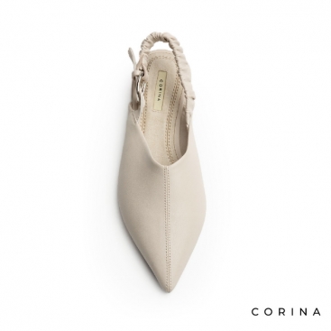 Zapato slingback​ beige